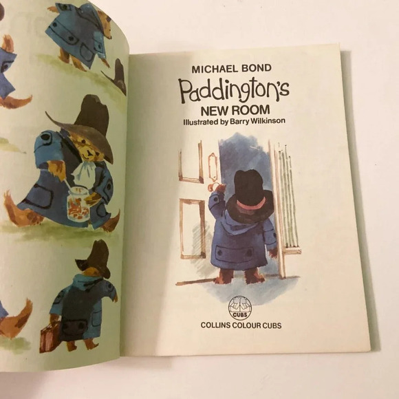Vintage 1976 Paddingtons New Room Michael Bond Collins Colour Cubs Book - Picture 4 of 10